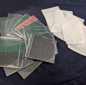 CD cases and sleeves